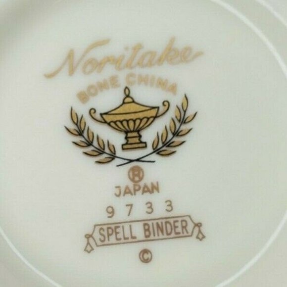 Vintage Noritake Spell Binder #9733 Teacup and Saucer Set - Mint Condition - Picture 6 of 12